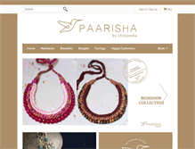 Tablet Screenshot of paarisha.com